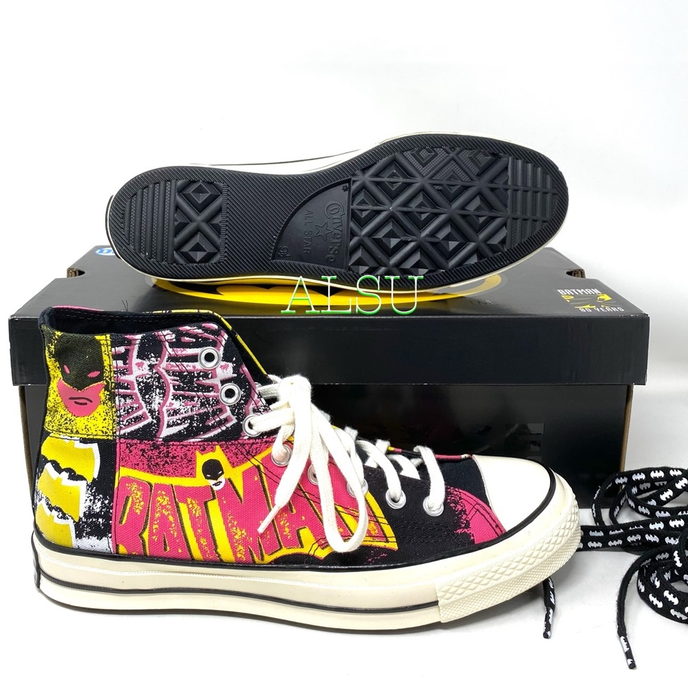 Converse & DC Batman Chuck 70 High Canvas Black M - Picture 8 of 12